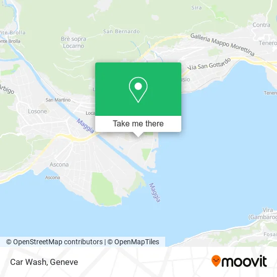 Car Wash map