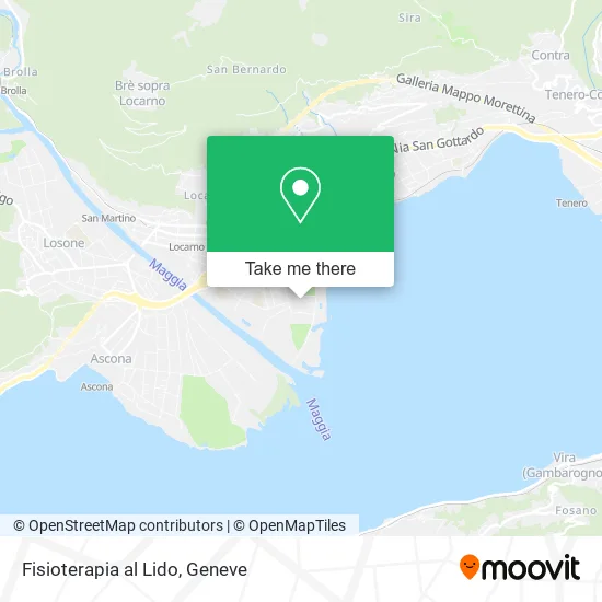 Fisioterapia al Lido map