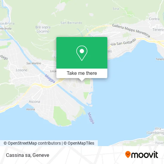 Cassina sa map