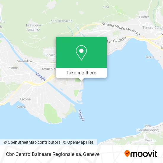 Cbr-Centro Balneare Regionale sa map