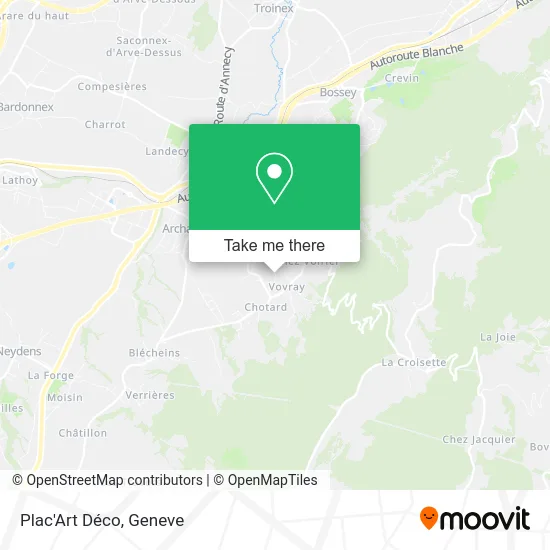 Plac'Art Déco map