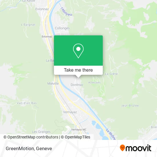 GreenMotion map