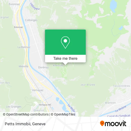 Petts Immobii map