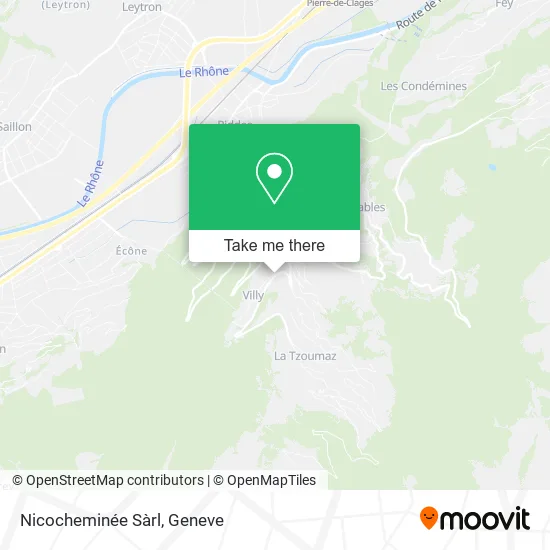 Nicocheminée Sàrl map