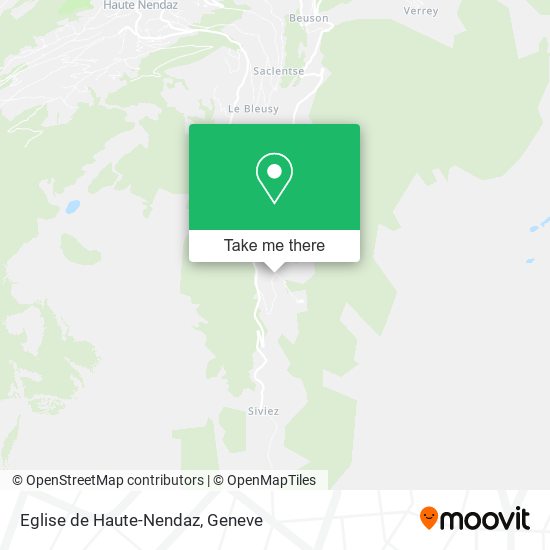Eglise de Haute-Nendaz map