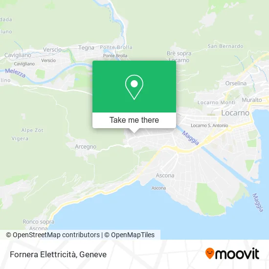 Fornera Elettricità map
