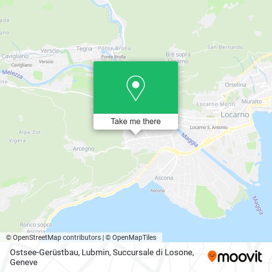 Ostsee-Gerüstbau, Lubmin, Succursale di Losone map