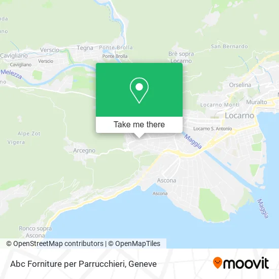 Abc Forniture per Parrucchieri map
