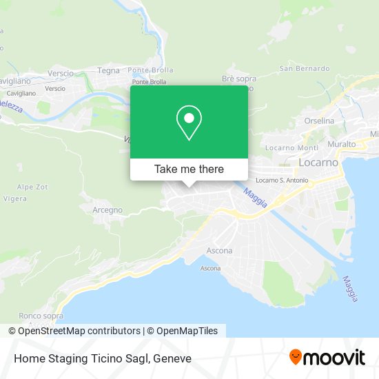 Home Staging Ticino Sagl map