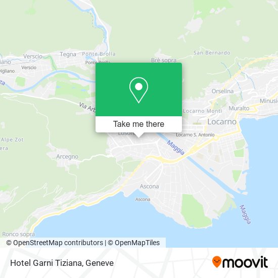 Hotel Garni Tiziana map