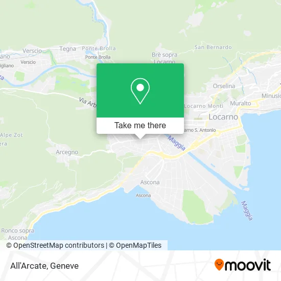 All'Arcate map