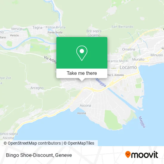 Bingo Shoe-Discount map