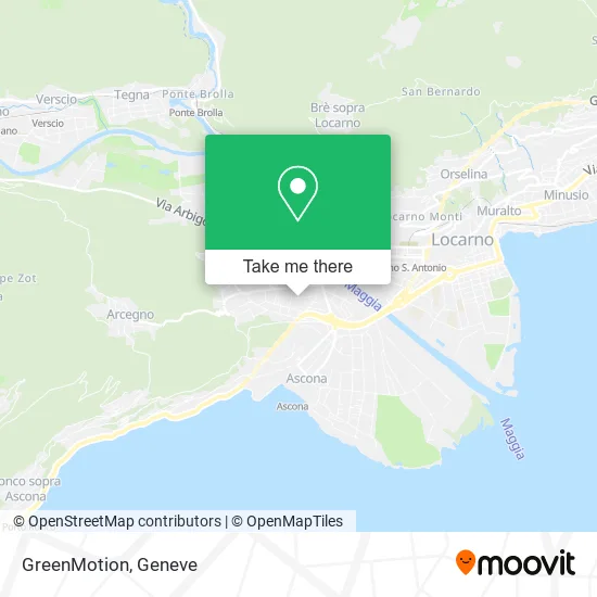 GreenMotion map