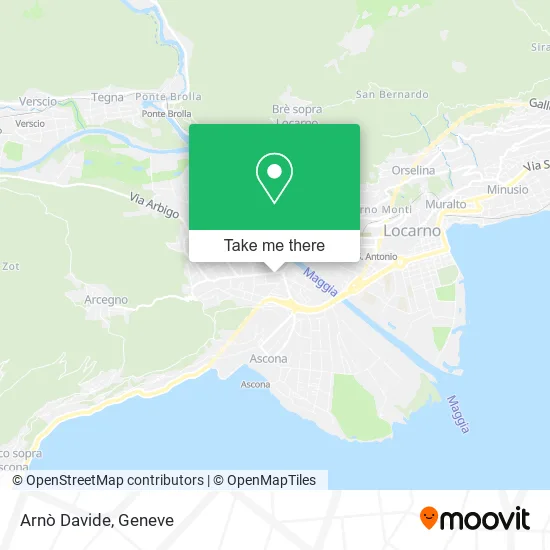 Arnò Davide map