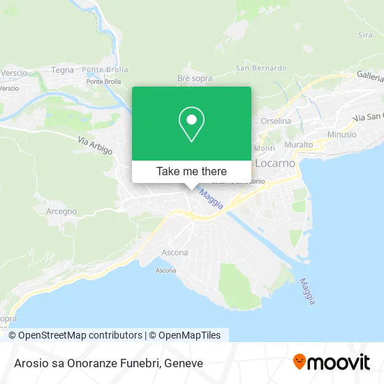Arosio sa Onoranze Funebri map