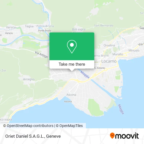 Oriet Daniel S.A.G.L. map