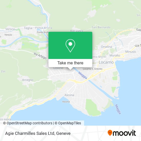 Agie Charmilles Sales Ltd map