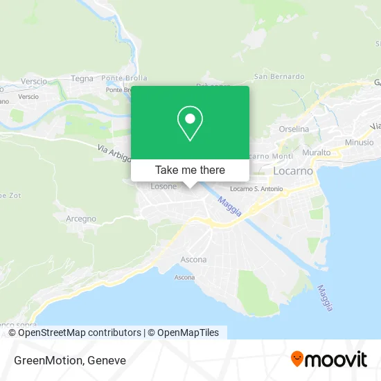 GreenMotion map