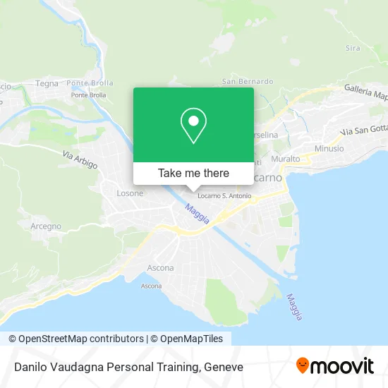 Danilo Vaudagna Personal Training map