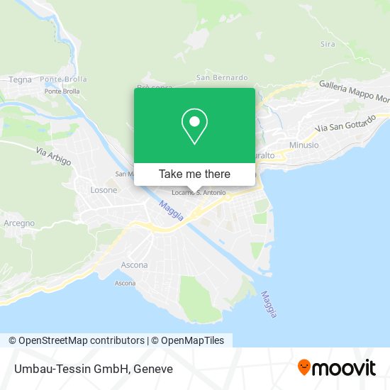 Umbau-Tessin GmbH map