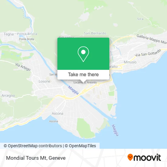Mondial Tours Mt map