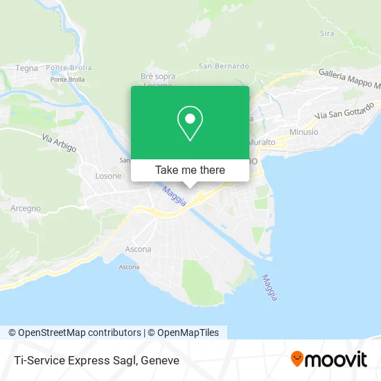 Ti-Service Express Sagl map