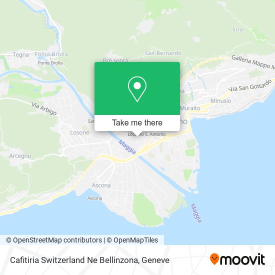 Cafitiria Switzerland Ne Bellinzona map
