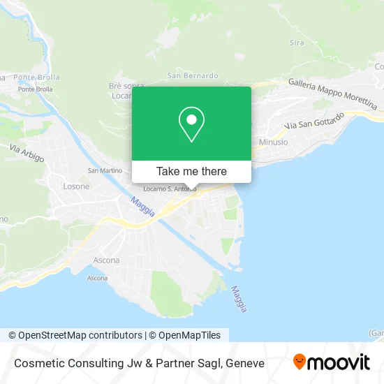 Cosmetic Consulting Jw & Partner Sagl map