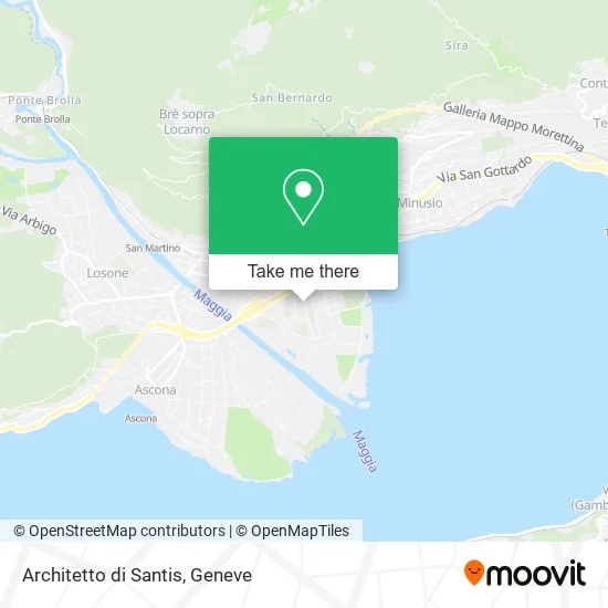 Architetto di Santis map