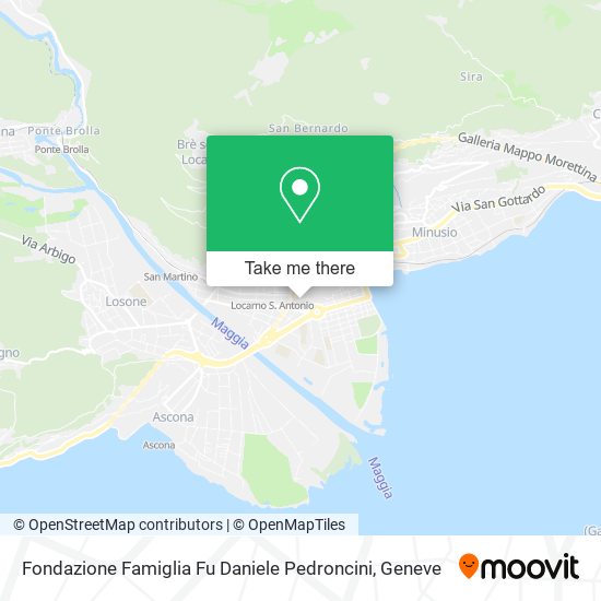 Fondazione Famiglia Fu Daniele Pedroncini map