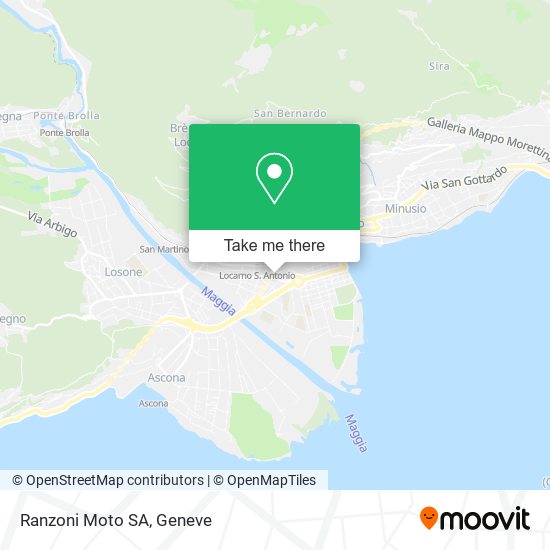 Ranzoni Moto SA map