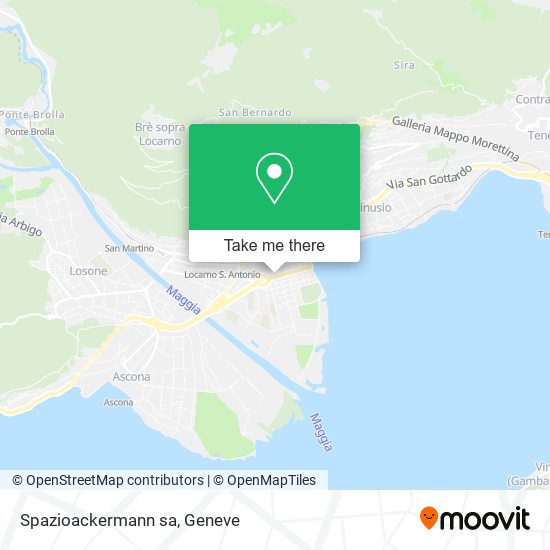 Spazioackermann sa map