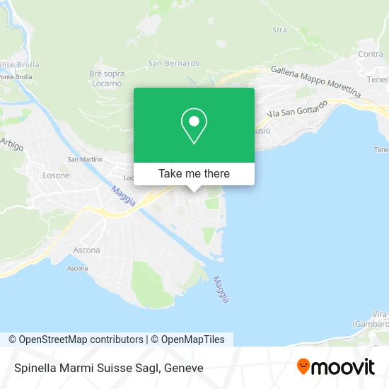 Spinella Marmi Suisse Sagl map