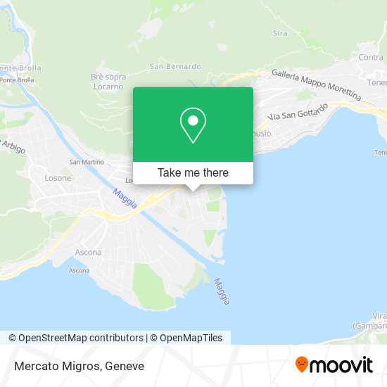 Mercato Migros map