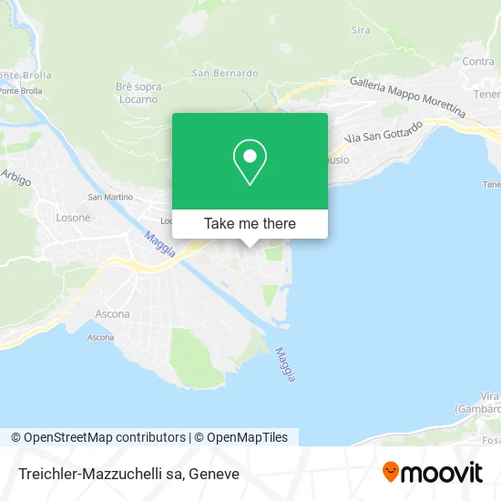 Treichler-Mazzuchelli sa map