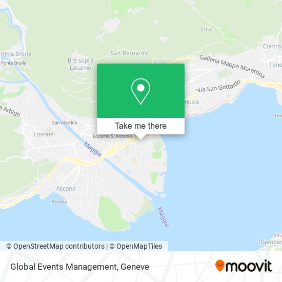 Global Events Management map