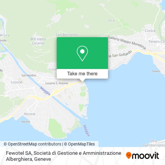 Fewotel SA, Società di Gestione e Amministrazione Alberghiera map