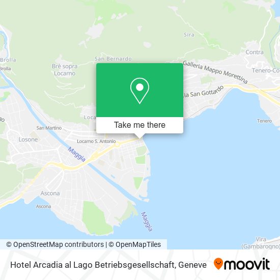 Hotel Arcadia al Lago Betriebsgesellschaft map