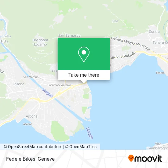 Fedele Bikes map