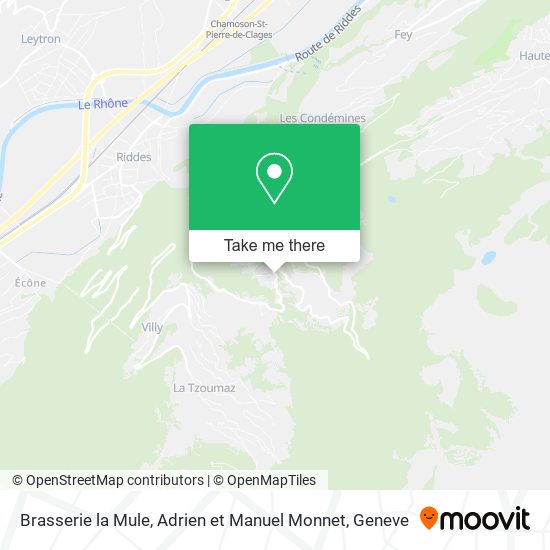Brasserie la Mule, Adrien et Manuel Monnet map