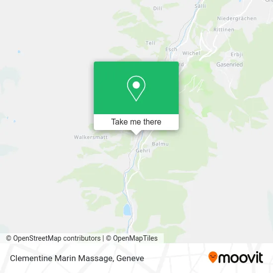 Clementine Marin Massage map