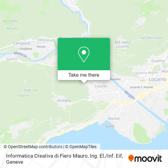 Informatica Creativa di Fiero Mauro, Ing. El. / Inf. Eif map