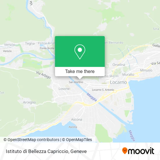Istituto di Bellezza Capriccio map