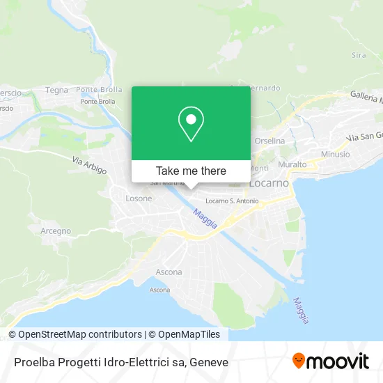 Proelba Progetti Idro-Elettrici sa map