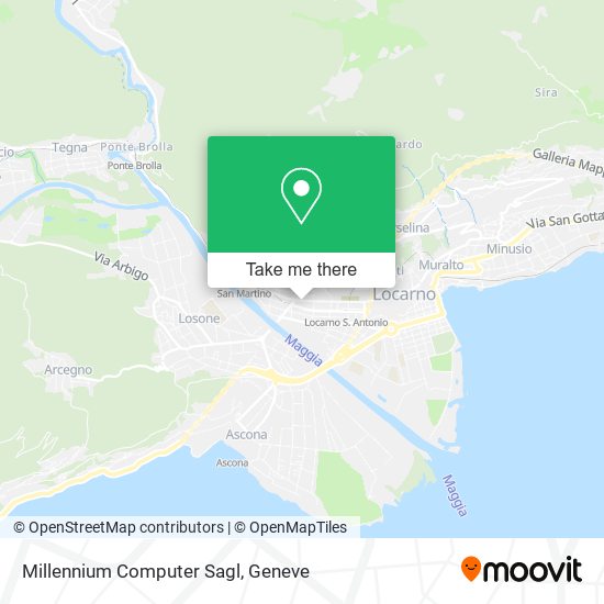 Millennium Computer Sagl map