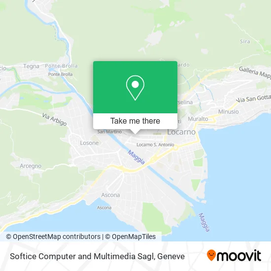 Softice Computer and Multimedia Sagl map