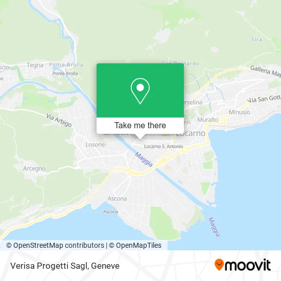 Verisa Progetti Sagl map