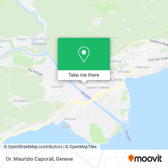 Dr. Maurizio Caporali map