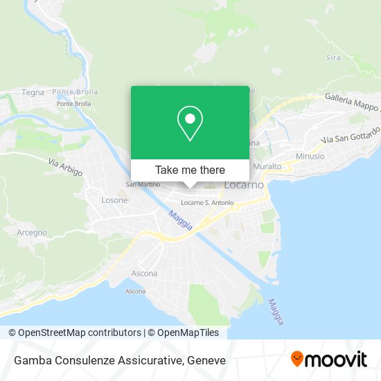 Gamba Consulenze Assicurative map