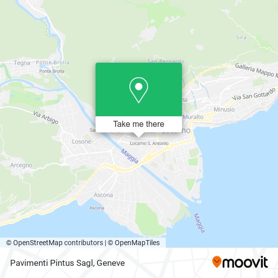 Pavimenti Pintus Sagl map
